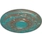 Ekena Millwork Darnay Ceiling Medallion (Fits Canopies up to 7 1/4"), 29 1/4"OD x 2"P, Copper Green Patina CM29DACGS - alternate 3